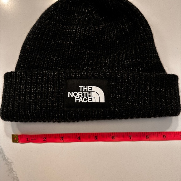 The North Face Hat Beanie Knit Heritage Patch Winter Skullcap Black - Picture 6 of 6